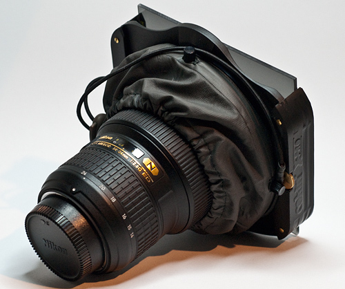 Cokin X-Pro filter holder on the Nikon 14-24 f2.8 - Back